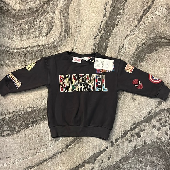 BNWT Zara baby boy marvel sweatshirt size 2-3years - Picture 1 of 3